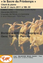 Le sacre du Printemps