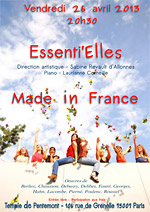 Ensemble vocal féminin "Essenti'Elles" : Made in France